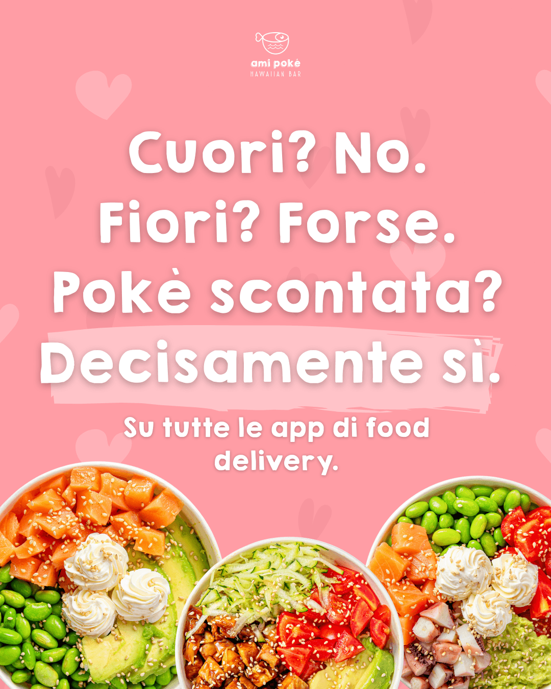 Post Instagram Ami Pokè piatto