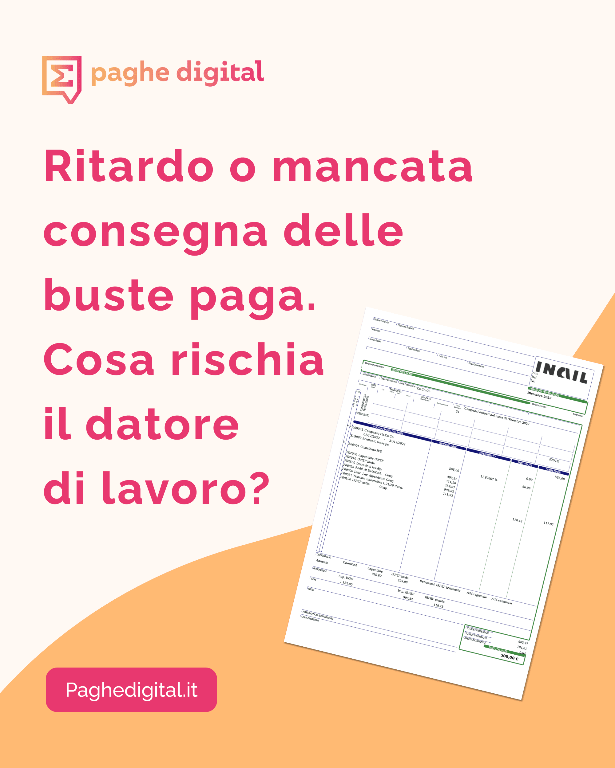 Post LinkedIn Paghe Digital