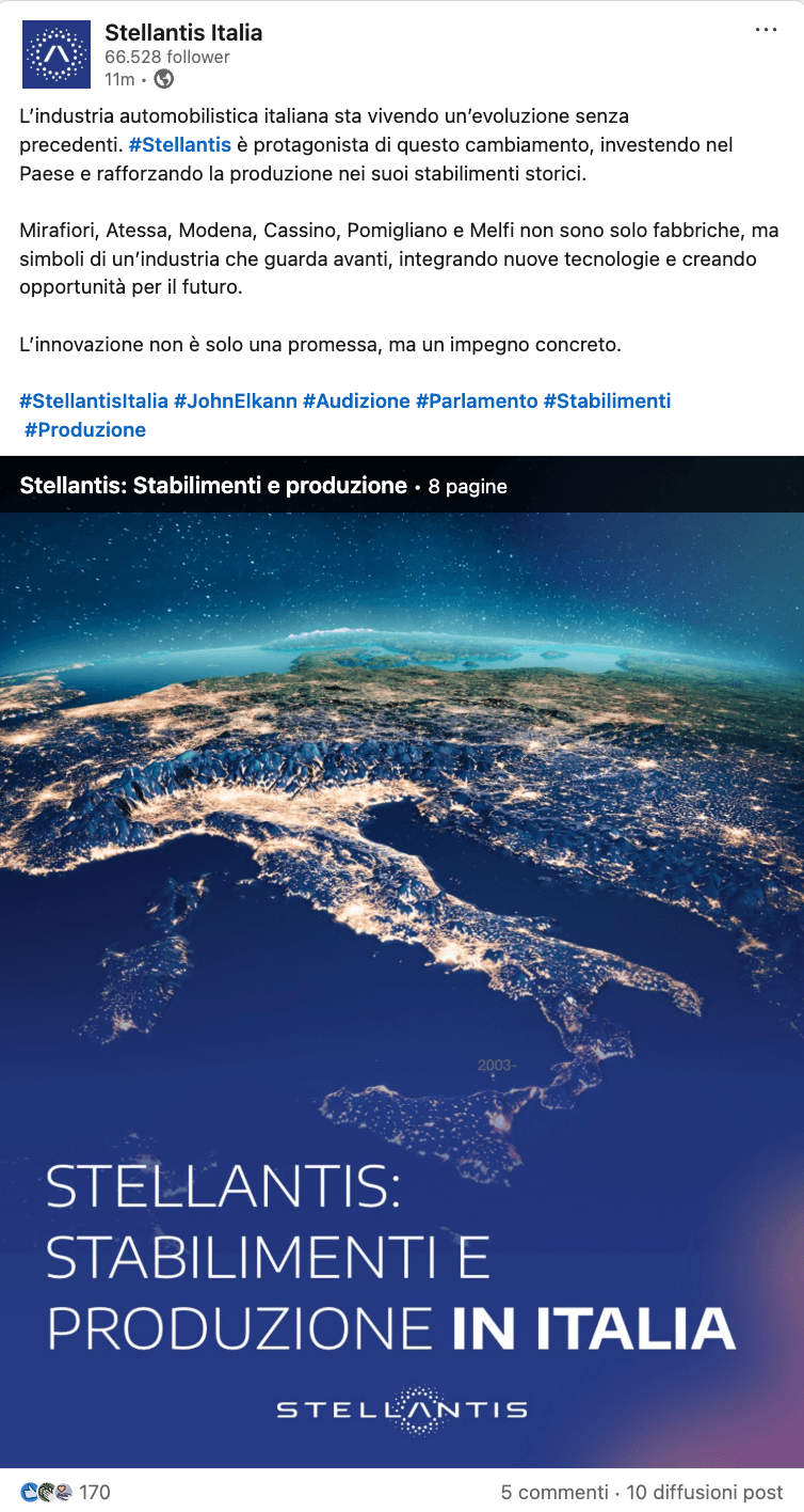 Engagement Stellantis Italia